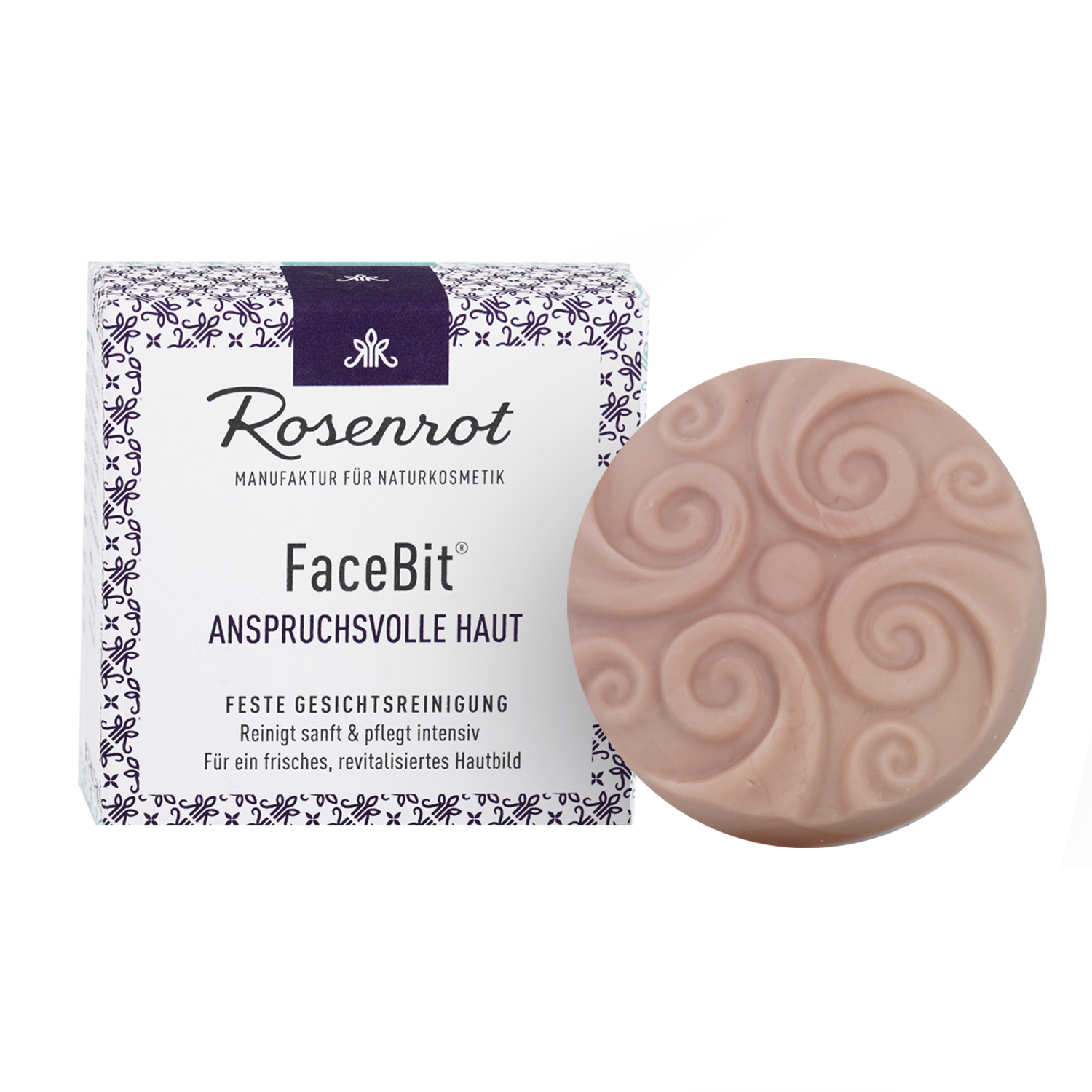 Rosenrot FaceBit® Gesichtsreiniger Rosa