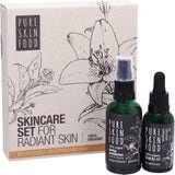 PURE SKIN FOOD Organic Skincare Set For Radiant Skin