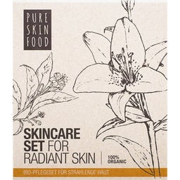PURE SKIN FOOD Organic Skincare Set For Radiant Skin - 1 Set