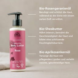 URTEKRAM Nordic Beauty Rose Body Lotion - 245 ml