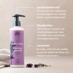 URTEKRAM Nordic Beauty Soothing Lavender Body Lotion - 245 ml