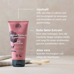 URTEKRAM Nordic Beauty Soft Wild Rose Conditioner - 180 ml