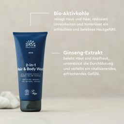 URTEKRAM Nordic Beauty Men Hair & Body Wash - 200 ml