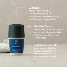 URTEKRAM Nordic Beauty Men Cream Deo - 50 ml