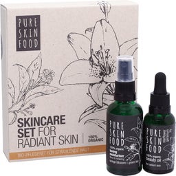 PURE SKIN FOOD Organic Skincare Set For Radiant Skin - 1 Set
