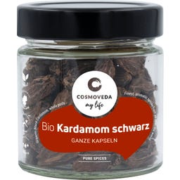 Cosmoveda Kardamom schwarz, ganz - Bio - 60 g