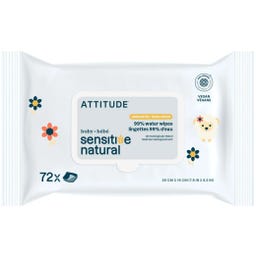 ATTITUDE Sensitiv - Baby-Feuchttücher - 72 Stk