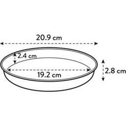 elho loft urban Untersetzer rund 21 - warmes grau