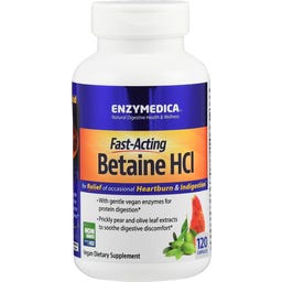Enzymedica Fast-Acting Betaine HCl - 120 veg. Kapseln