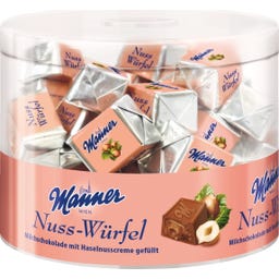 Manner Nuss-Würfel - 50 Stück