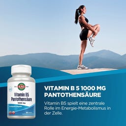 KAL Vitamin B5 - 1000 mg Pantothensäure - 100 Tabletten
