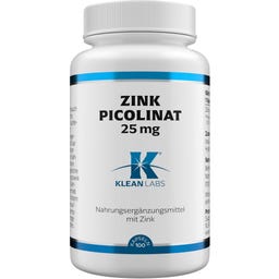 KLEAN LABS Zink Picolinat 25 mg - 100 Kapseln