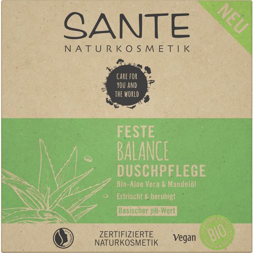 SANTE Naturkosmetik BALANCE Feste Duschpflege - 80 g