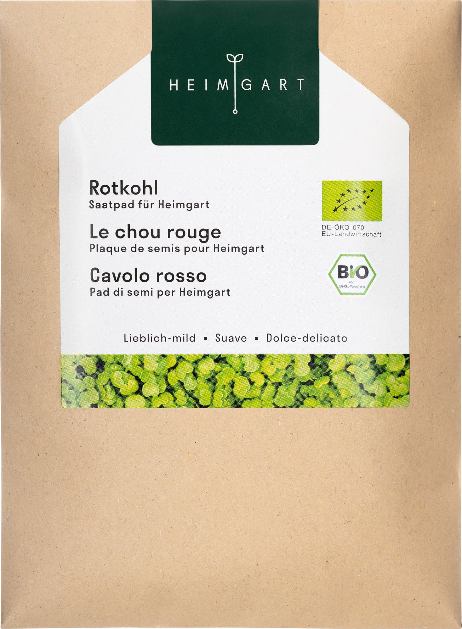 Heimgart Rotkohl Microgreens Saatpad - 1 Stk