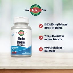 KAL Cholin & Inositol - 90 Tabletten