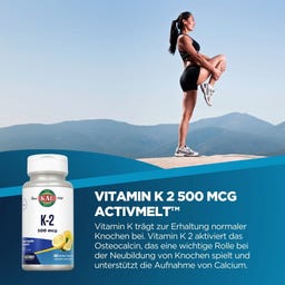 KAL Vitamin K2 500 mcg ''ActivMelt'' - 100 Lutschtabletten