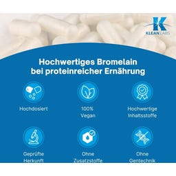 KLEAN LABS Bromelain - 60 Kapseln