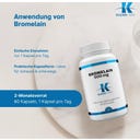 KLEAN LABS Bromelain - 60 Kapseln