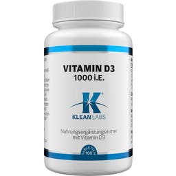 KLEAN LABS Vitamin D3 1000 IE - 100 Tabletten