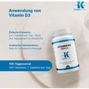 KLEAN LABS Vitamin D3 1000 IE - 100 Tabletten