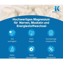 KLEAN LABS Magnesium Citrat 150mg - 90 Kapseln