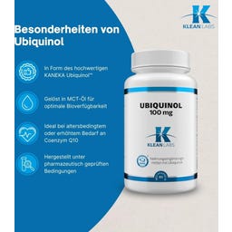 KLEAN LABS Ubiquinol 100 mg - 60 softgele