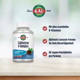 KAL Coenzyme B-Complex Kautabletten - 60 Kautabletten