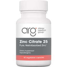 Allergy Research Zink Citrate 25mg - 60 veg. Kapseln