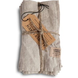 Lovely Linen Stoffserviette MISTY 4er-Set - Misty Meadow