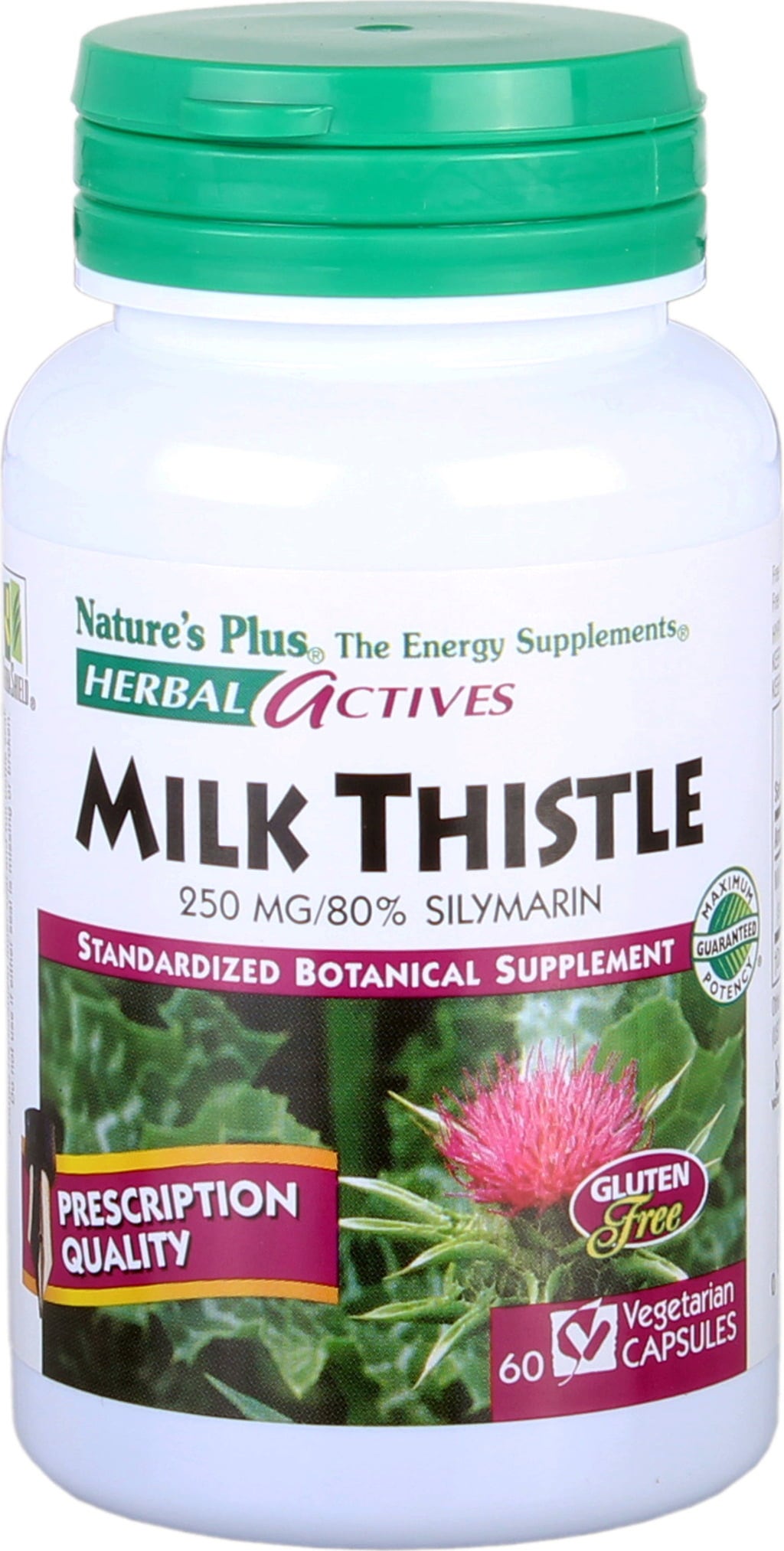 Herbal Actives Milk Thistle - Mariendistel 250 - 60 veg. Kapseln
