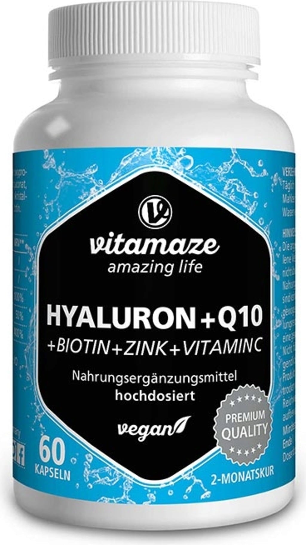 Hyaluronsäure + Q10, 60 Kapseln