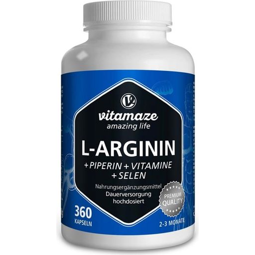 Vitamaze L-Arginin - 360 Kapseln