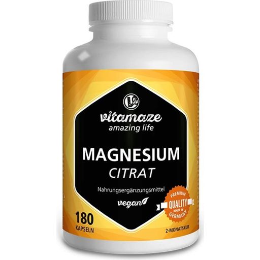 Vitamaze Magnesium Citrat - 180 Kapseln