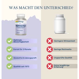 Solaray Propolis Plus - 90 veg. Kapseln