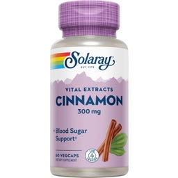 Solaray Cinnamon - Zimt - 60 veg. Kapseln