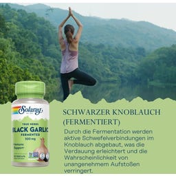 Solaray Schwarzer Knoblauch fermentiert - 50 veg. Kapseln