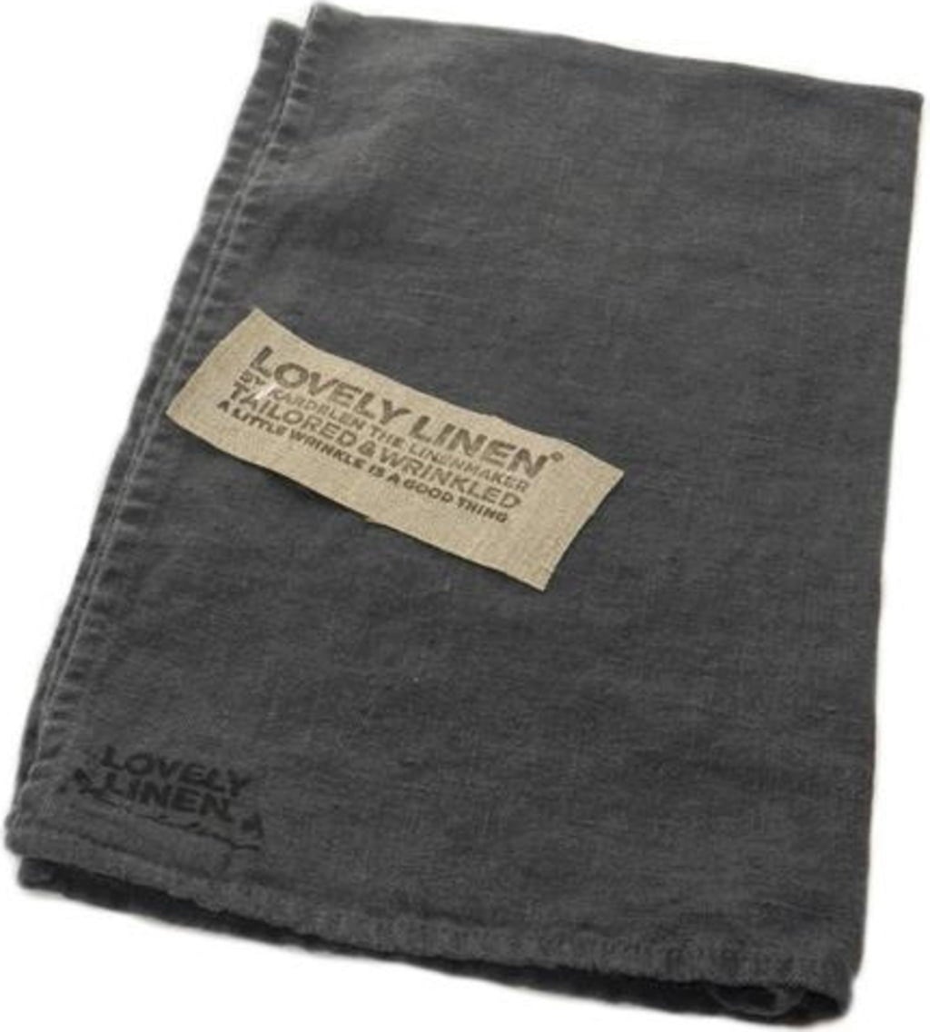 Geschirrtuch LOVELY, Dark Grey