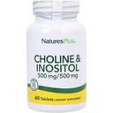 NaturesPlus® Choline & Inositol 500 / 500 mg - 60 Tabletten