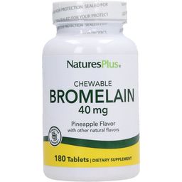 NaturesPlus® Chewable Bromelain 40 mg