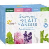 Fleurance Nature Set of 5 Donkey Milk Soaps