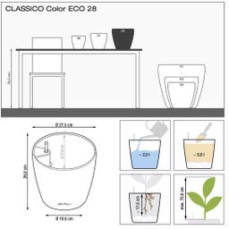 Lechuza Pflanzgefäß CLASSICO Color 21