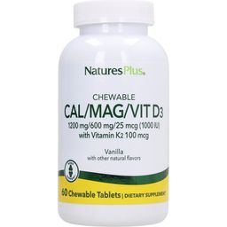 NaturesPlus® Cal/Mag/Vit. D3 mit Vit. K2 Kautabletten - Vanille
