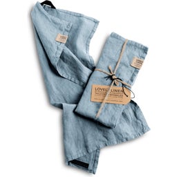 Lovely Linen Gästehandtuch / Platzset MISTY - Misty Sky