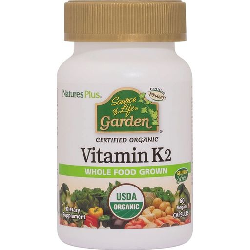 NaturesPlus® Source of Life Garden Vitamin K2 - 60 veg. Kapseln