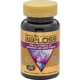 NaturesPlus® AgeLoss Rejuvabolic Resveratrol Complex - 90 Tabletten