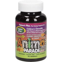 Animal Parade Multivitamin - zuckerfrei Multifrucht - 90 Kautabletten