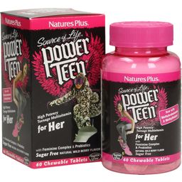 NaturesPlus® Power Teen for HER - 60 Kautabletten