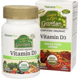 NaturesPlus® Source of Life Garden Vitamin D3 - 60 veg. Kapseln