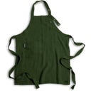 Lovely Linen Schürze lang - Jeep Green