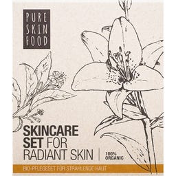 PURE SKIN FOOD Organic Skincare Set For Radiant Skin - 1 Set